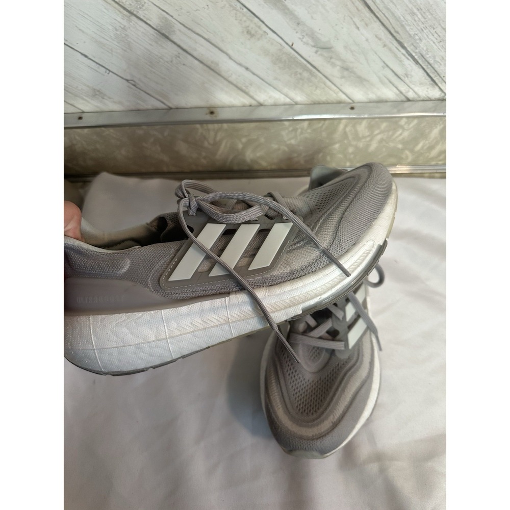 Adidas Ultraboost Light Lightweight Cushioned Gray Men's Lace Up Running Shoes 8 - Picture 5 of 12
